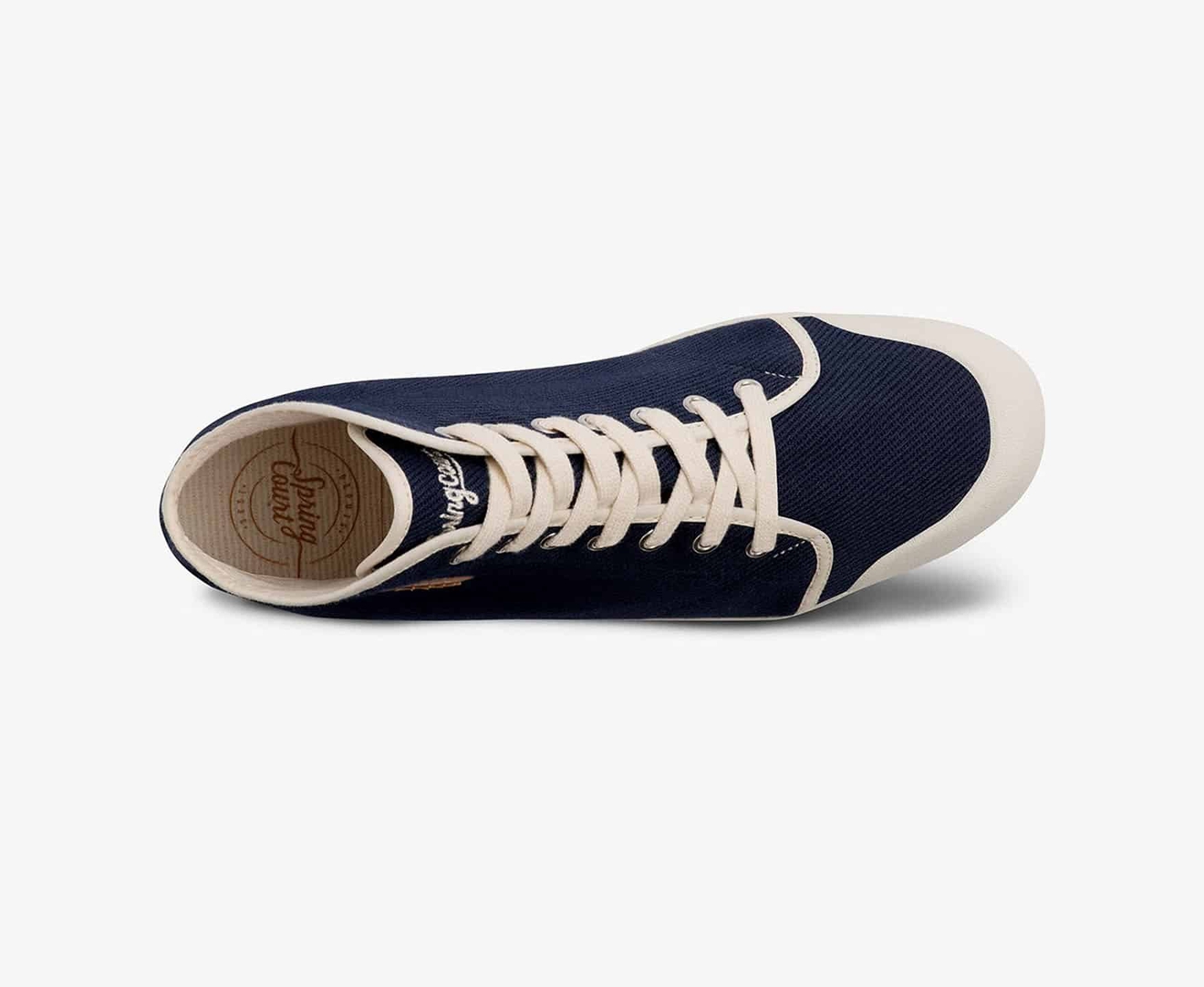 Spring Court B2 HEAVY TWILL Men's Trainers Dark Blue | South Africa-73CEVGYUI